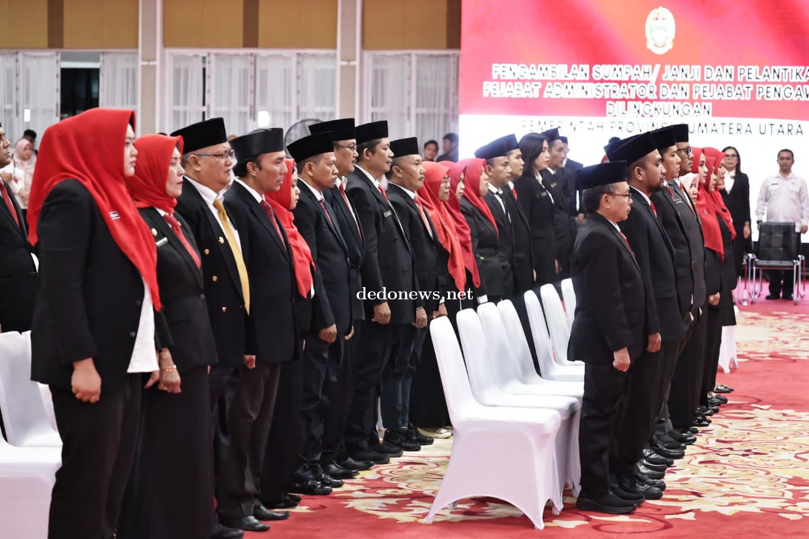 Pj Sekda Sumut Lantik Pejabat Eselon 3 dan 4 Pemprov Sumut